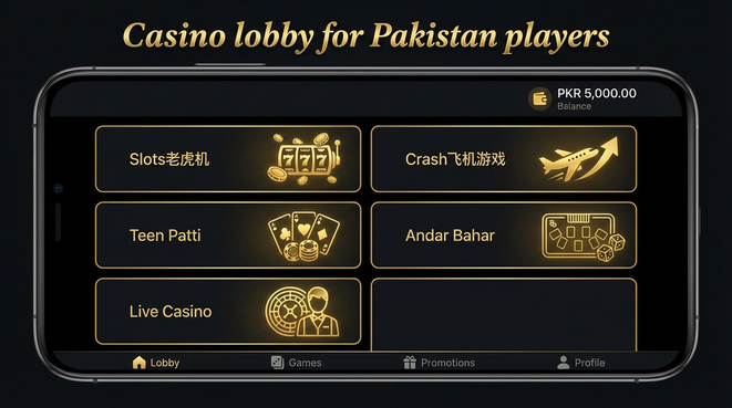 Lobby view of 3pattiwingo for Pakistan users - 4